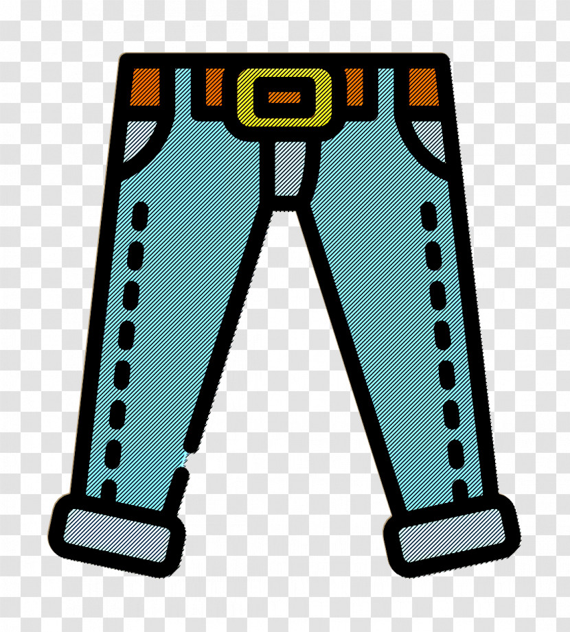 Clothes Icon Jeans Icon Jean Icon Transparent PNG