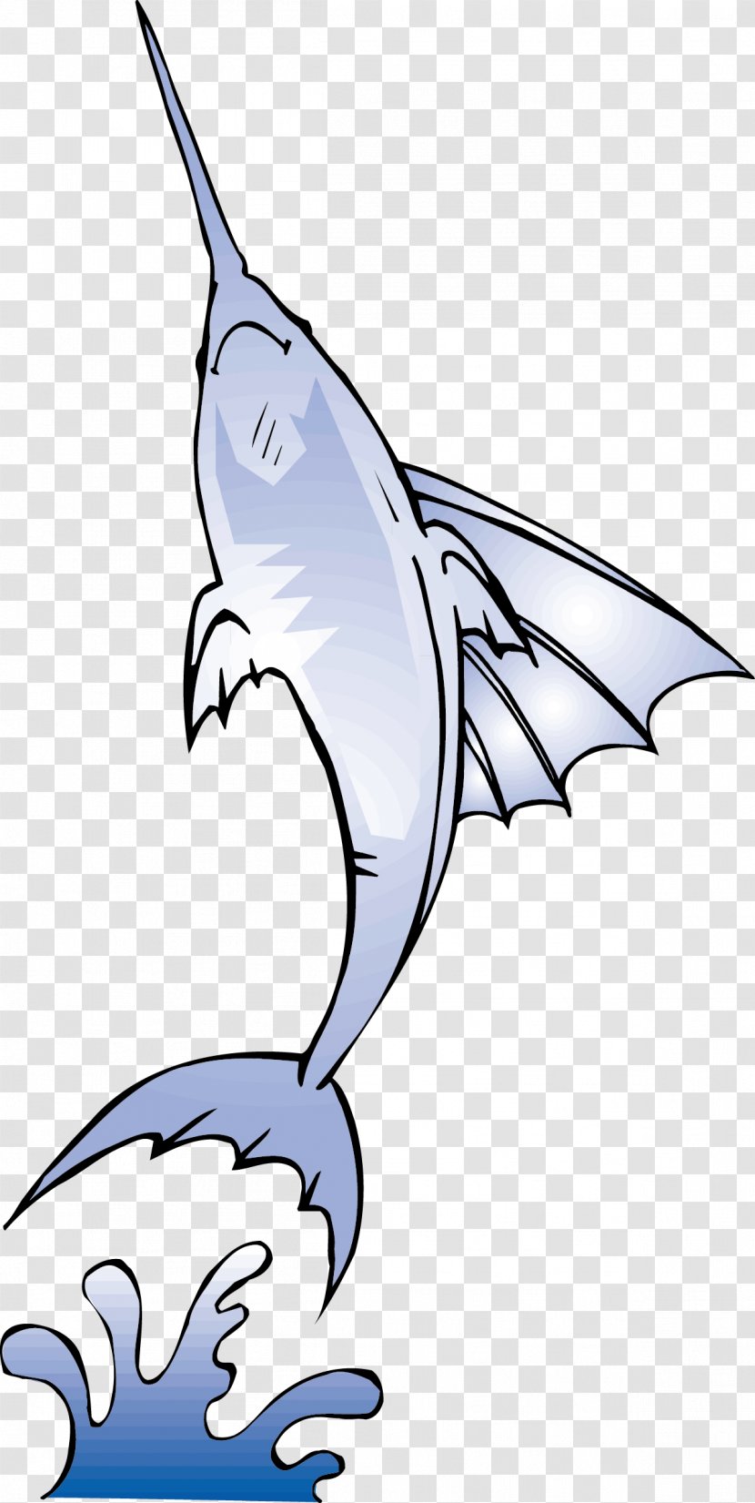 Shark Cartoon Fish Clip Art - Artwork - Sharp Mouth Vector Diagram Of Transparent PNG
