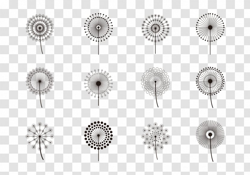 Dandelion Clip Art - Organism - Vector Transparent PNG