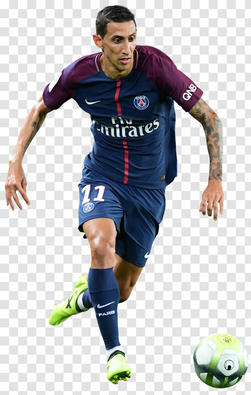 Ángel Di Maria Paris Saint-Germain F.C. 2014 FIFA World Cup 2017–18 Ligue 1 Football Player - Team Sport - Argentina Transparent PNG