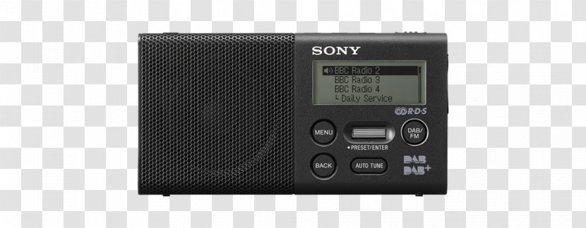 Sony Hardware/Electronic Digital Radio Audio Broadcasting - Portable Transparent PNG