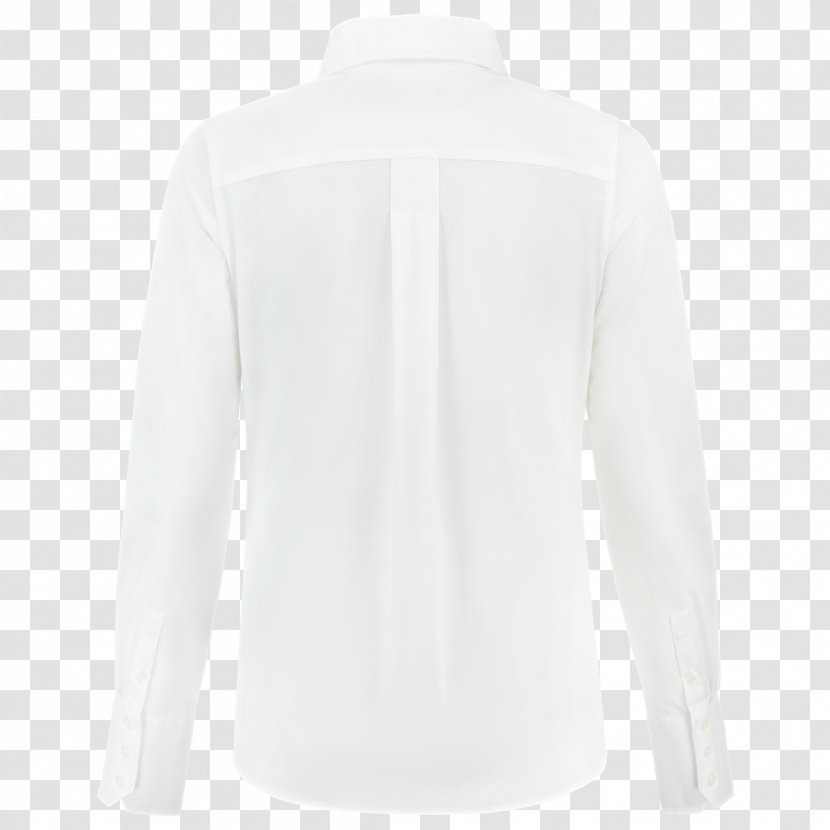 Sleeve Neck - White Blouse Transparent PNG