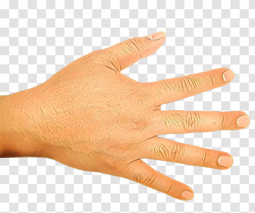 Finger Hand Skin Nail Thumb - Beige Wrist Transparent PNG