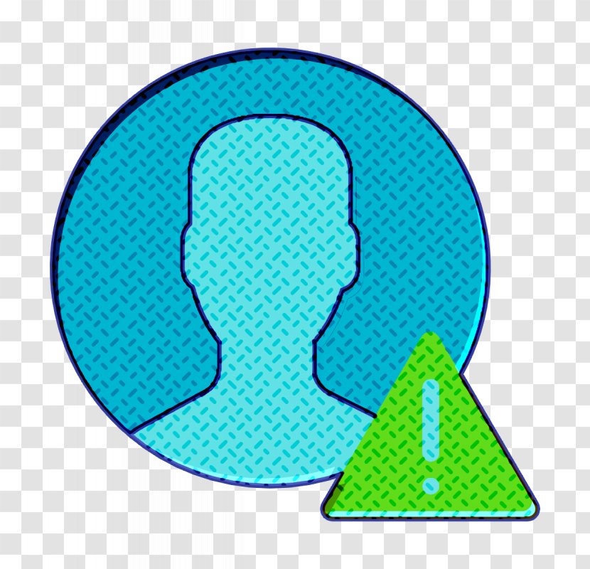 Interaction Assets Icon User - Azure - Electric Blue Symbol Transparent PNG