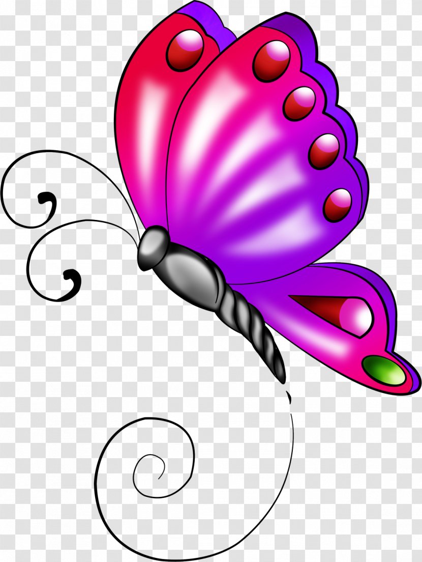 Drawing Butterfly Desktop Wallpaper - Organism Transparent PNG