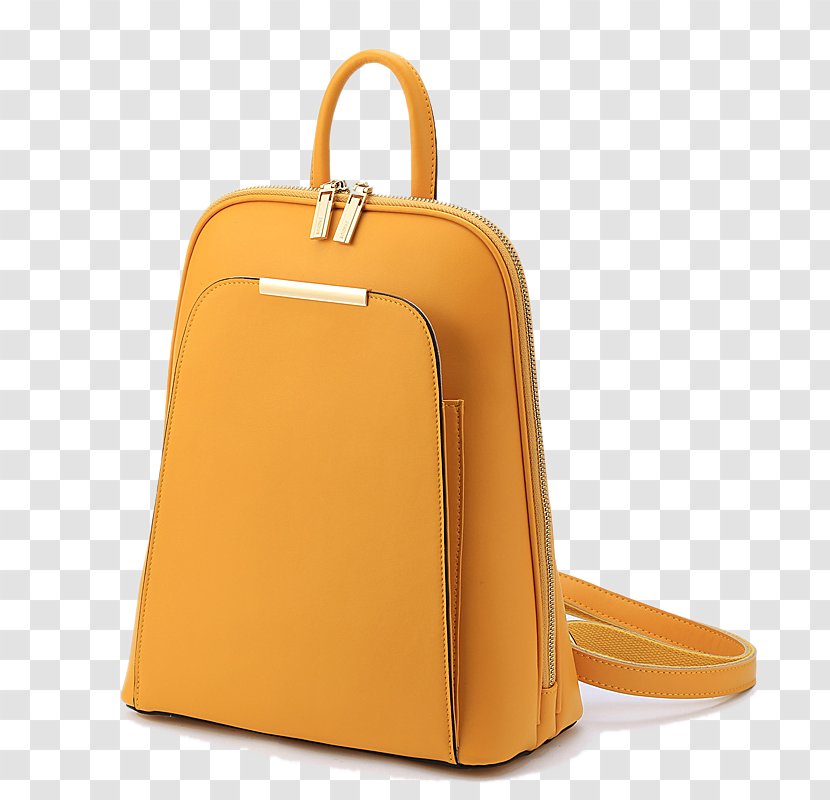 Handbag Student Backpack JD.com Woman - Simple Leather Transparent PNG