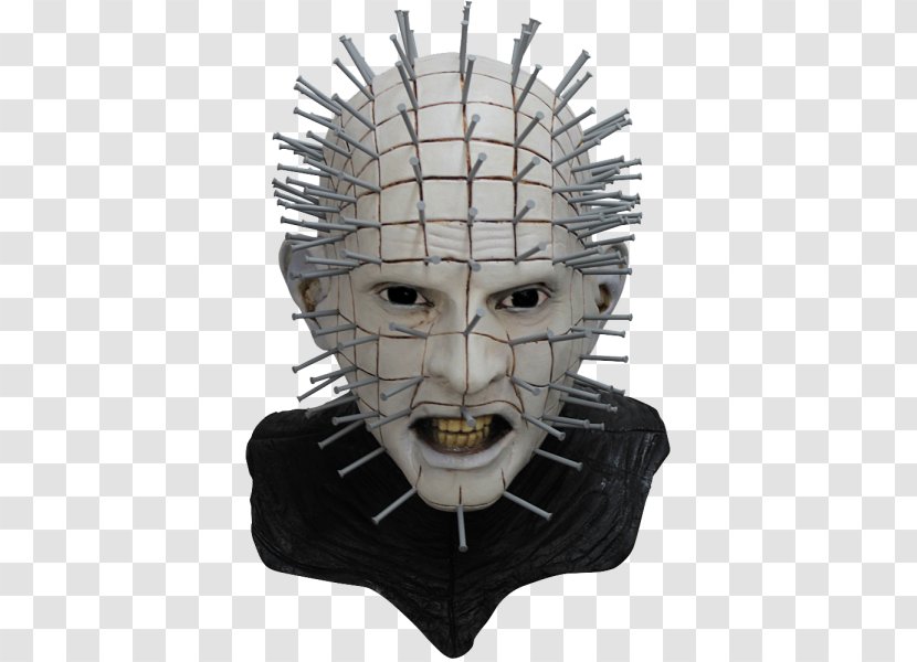 Pinhead Hellraiser Mask Michael Myers Cenobite - Headgear - Halloween Transparent PNG