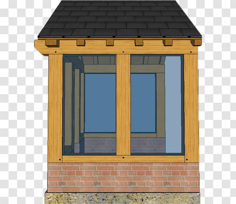 Window Porch Facade Roof Daylighting - Timber Framing Transparent PNG