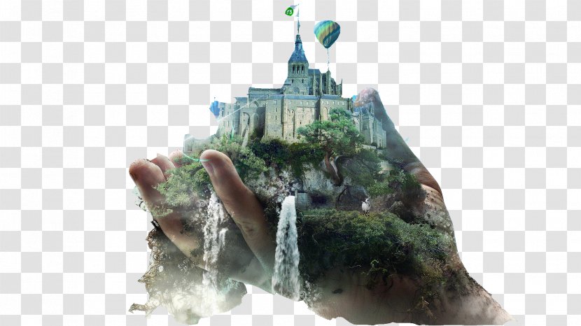 Art Poster Tree Printing Handheld Kingdom - Palm Castle Transparent PNG