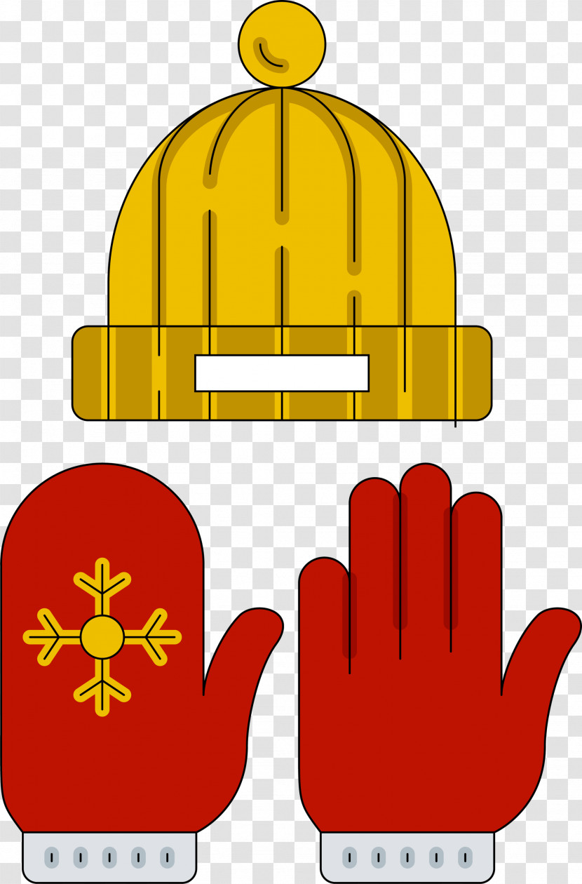 Yellow Red Headgear Symbol Transparent PNG
