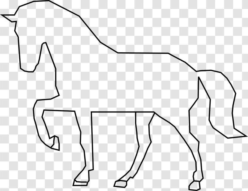 Stallion Mustang Foal Mare Clip Art - Cartoon Transparent PNG