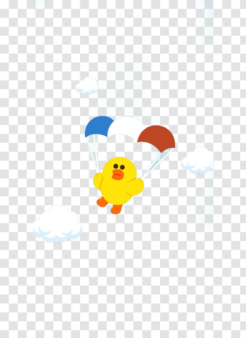 Yellow Illustration - Beak - Flat Happy Duck Transparent PNG