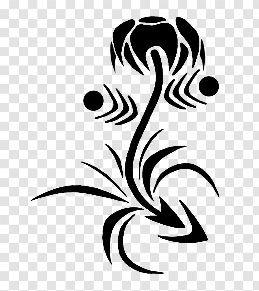 Visual Arts Graphic Design Clip Art - Silhouette - Flower Tattoo Designs Transparent PNG