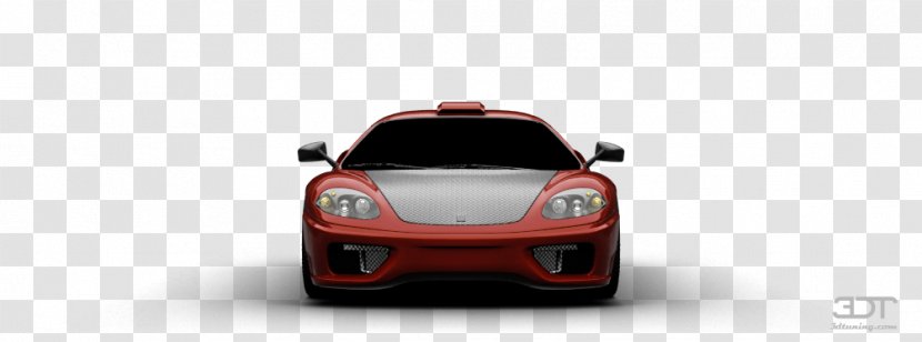 Supercar Luxury Vehicle Compact Car City - Red - Ferrari 360 Transparent PNG