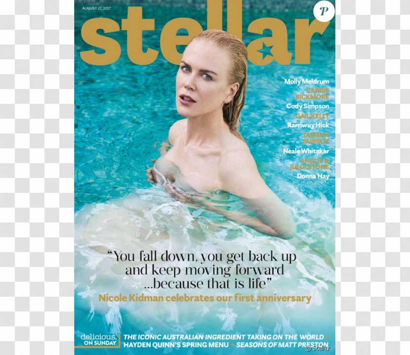 Nicole Kidman Magazine Stockland Martel Actor Big Little Lies - Academy Award For Best Actress Transparent PNG