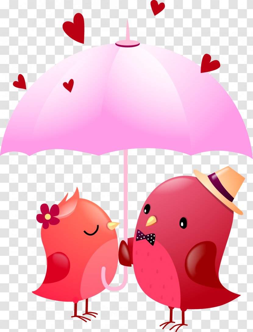 Lovebird Icon - Flower - Vector Umbrella Love Birds Transparent PNG