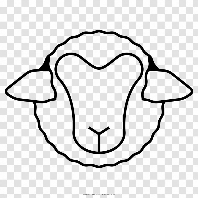 Sheep Drawing Coloring Book Logo - Wildlife Transparent PNG