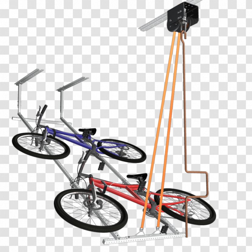 Bicycle Parking Ceiling Wheels Winch - Wheel - Luke Rockhold Transparent PNG
