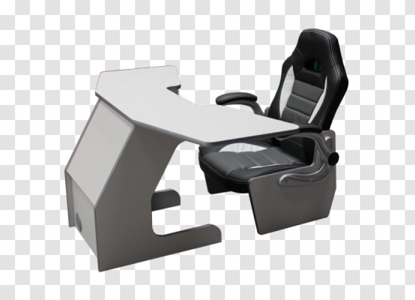 Chair Plastic - Black - Flight Simulator Transparent PNG