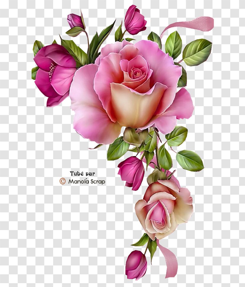 Flower Napkin Decoupage Floral Design Clip Art - Floribunda Transparent PNG