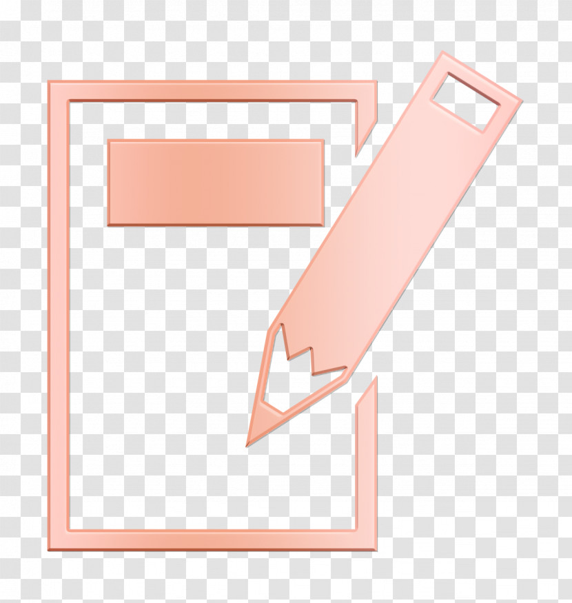 Pencil Icon Note And Pencil Icon Academic 2 Icon Transparent PNG