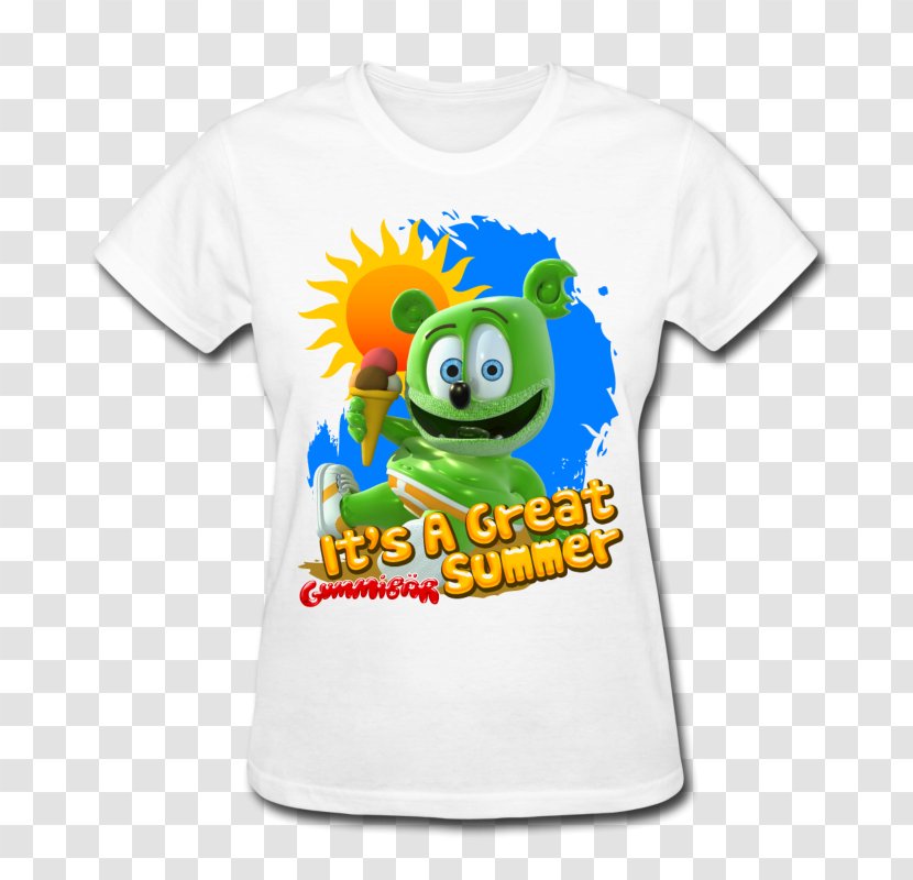 T-shirt It's A Great Summer I'm Gummy Bear (The Song) Gummibär Clothing - Sweatshirt Transparent PNG