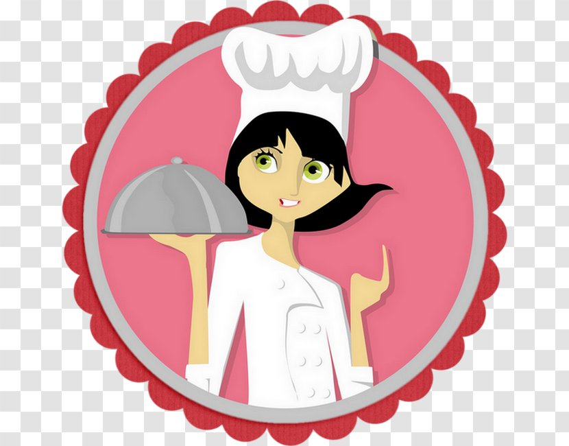 Chef Cooking Woman Clip Art - Frame - Female Transparent PNG