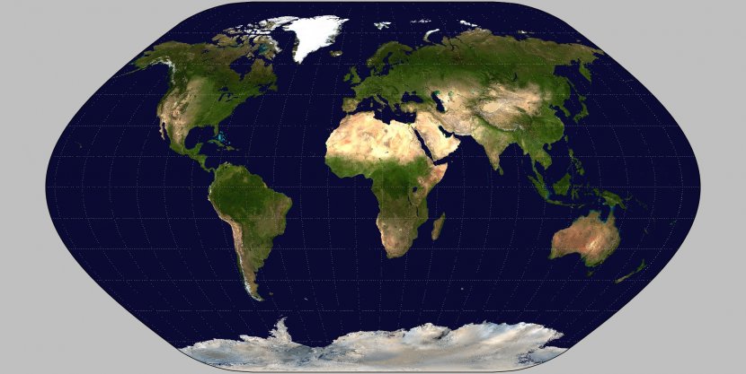 Globe Kavrayskiy VII Projection Map Robinson Transparent PNG