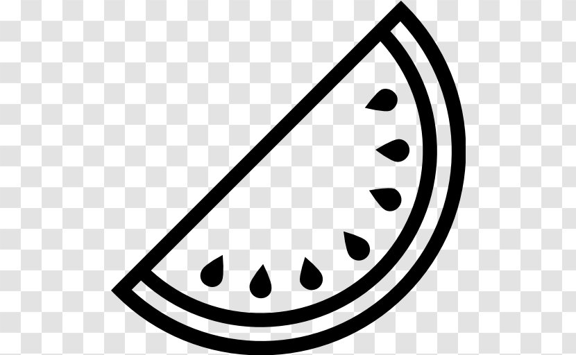 Food Watermelon Clip Art - Black And White Transparent PNG