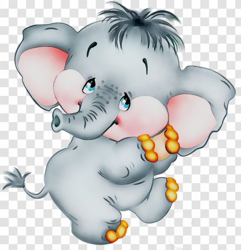 Elephant Clip Art Image Illustration - Animal Figure Transparent PNG