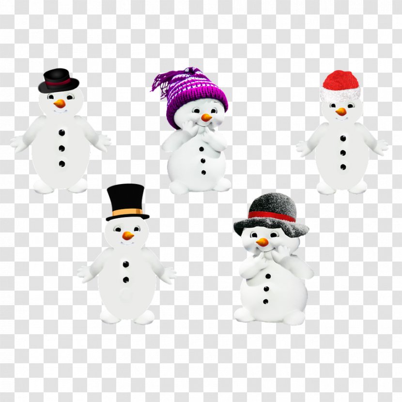 Snowman Winter Illustration - Little Photo Transparent PNG