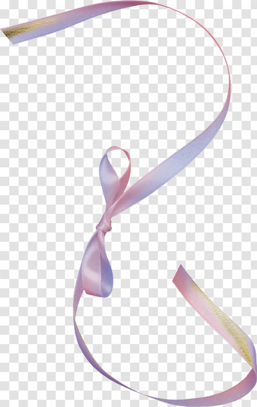 Ribbon Ve Clip Art - Lilac - Bow Transparent PNG