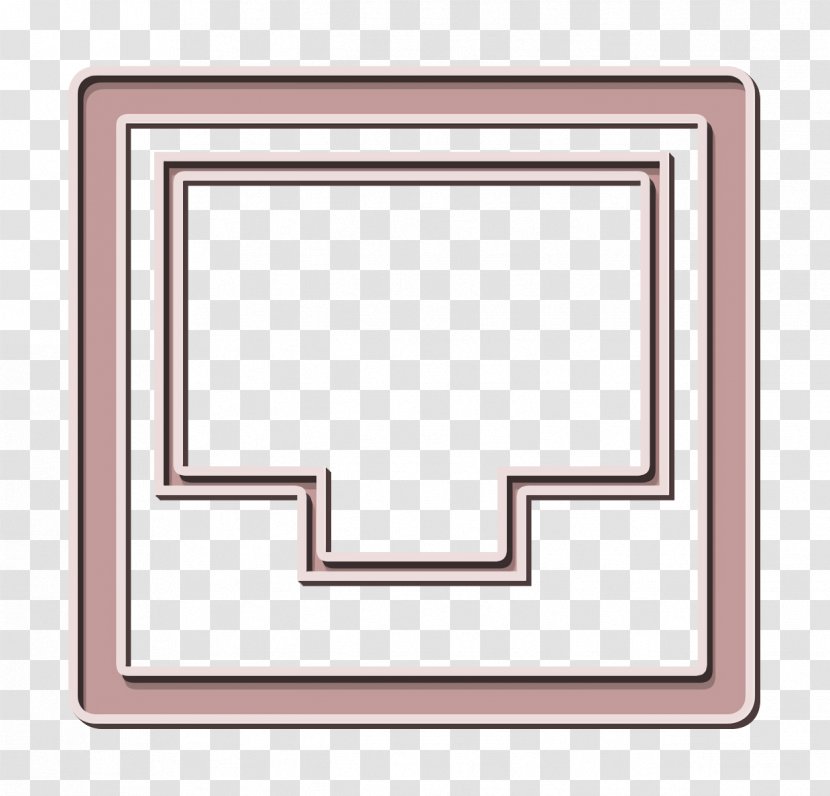 Box Icon Empty Inbox - Rectangle - Picture Frame Transparent PNG