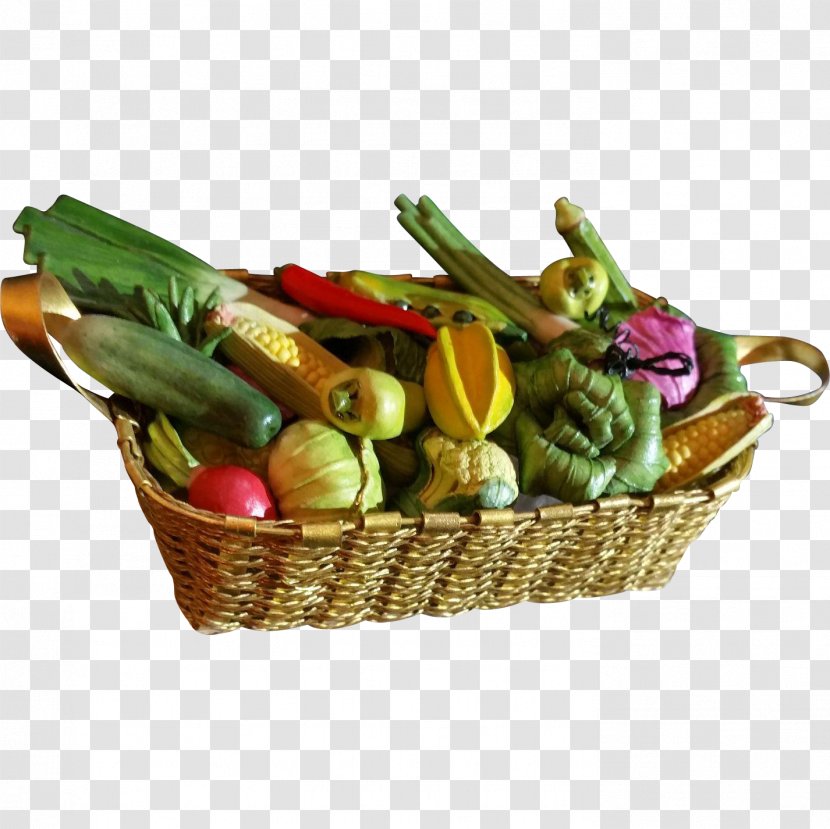 Hamper Vegetable Vegetarian Cuisine Food Gift Baskets - Storage Basket Transparent PNG