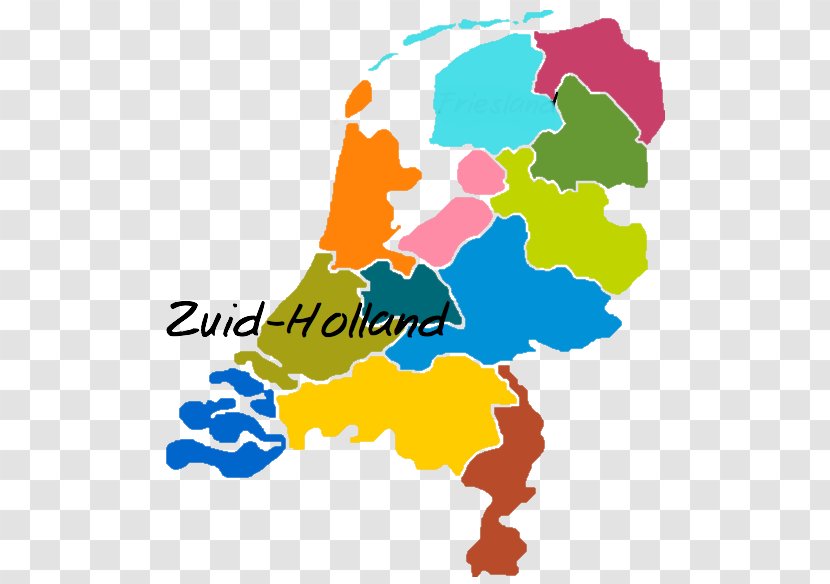 Provinces Of The Netherlands Capital Map - Dutch Transparent PNG