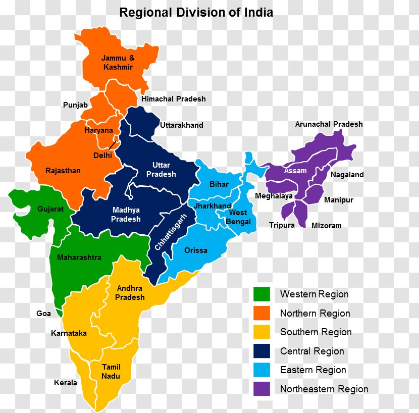 Northeast India China Sino-Indian War Border Dispute States And Territories Of - World Transparent PNG