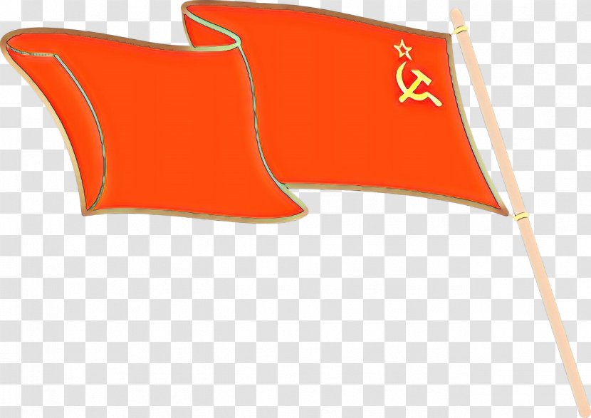 Flag Cartoon - Logo - Orange Transparent PNG
