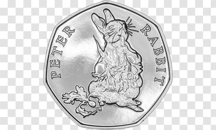 Coin The Tale Of Peter Rabbit Flopsy Bunnies Squirrel Nutkin - Proof Coinage Transparent PNG