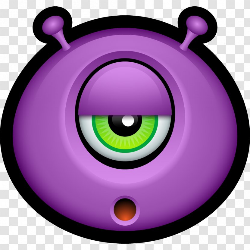 Alien Emoticon Smiley Clip Art - Eye - TIRED Transparent PNG