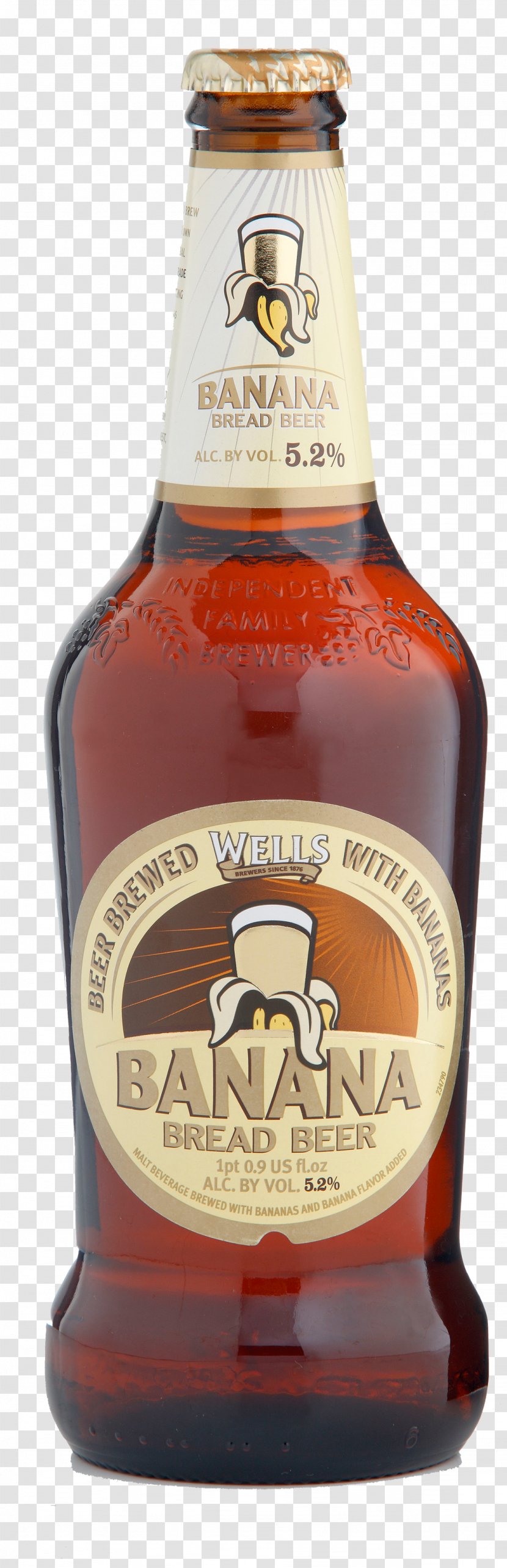 Ale Banana Beer Bread Wells & Young's Brewery - Distilled Beverage Transparent PNG