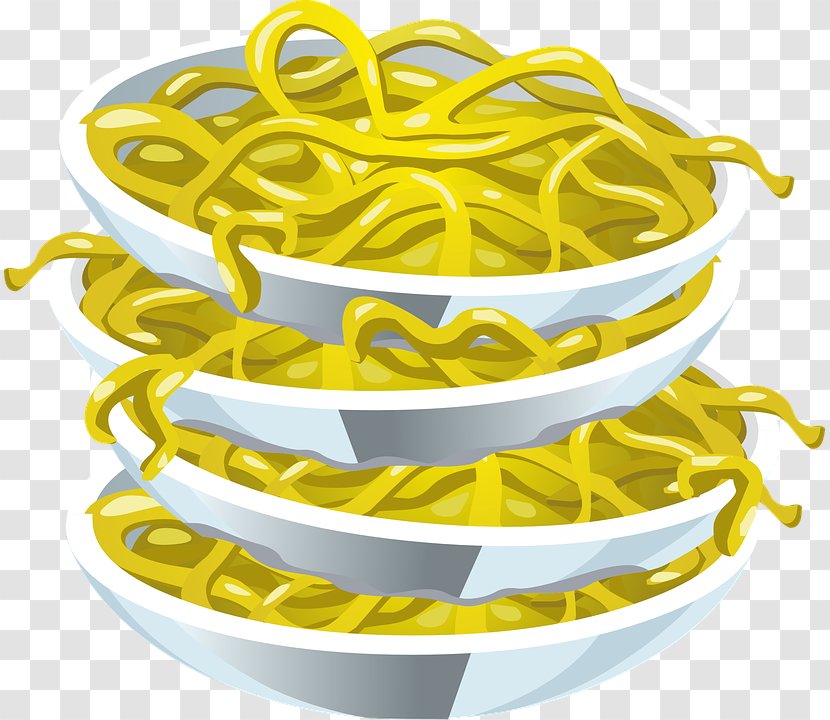 Chinese Cuisine Noodles Pasta Fried Clip Art - Noodle - Spaghetti And Meatballs Transparent PNG