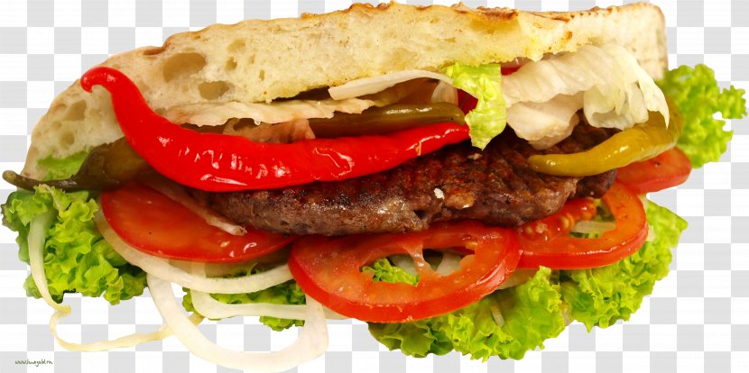 Gyro Hamburger Submarine Sandwich Cheese Cheeseburger - American Food - Sandwiches Transparent PNG