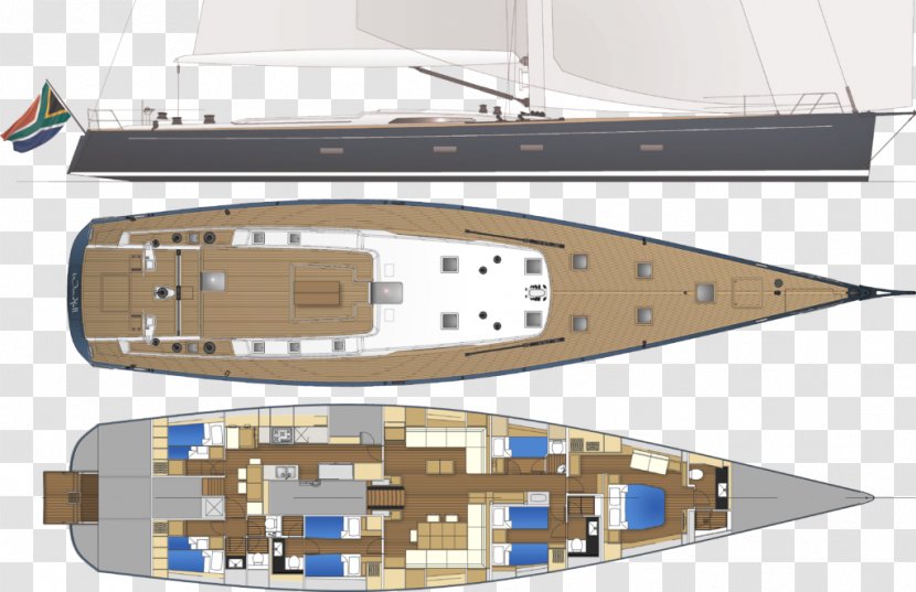 Sailing Yacht Southern Wind Shipyard Luxury - Ship - Flush Deck Sailboats Transparent PNG