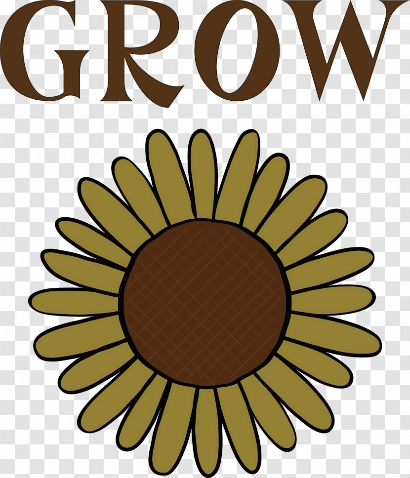 GROW Flower Transparent PNG