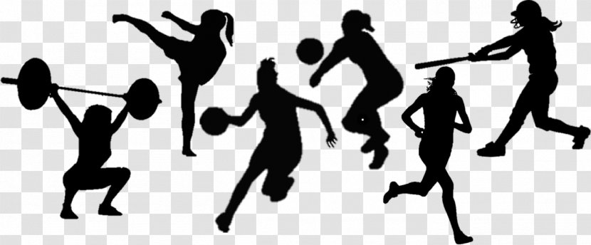 Women's Sports Larraul Silhouette Volleyball - Running - Cheering Crowd Transparent PNG