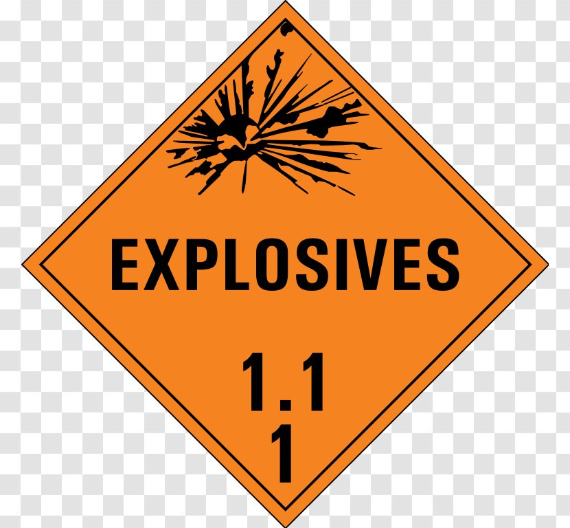 Explosion Dangerous Goods Explosive Material TNT ADR - Adr Classification - Stickers Transparent PNG