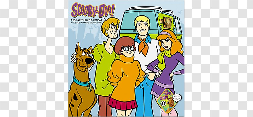 Scooby-Doo! Calendar Cartoon 0 - Happiness - Text Transparent PNG