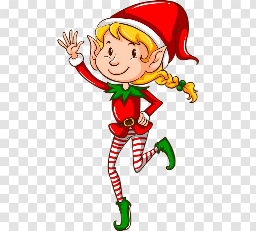 Christmas Elf - Happy Pleased Transparent PNG