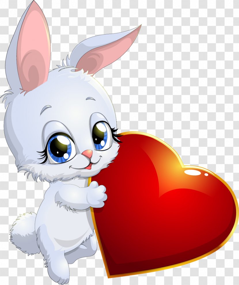 Love Animation Heart - Flower - Bunny Transparent PNG