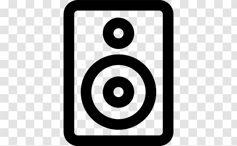 Loudspeaker Sound - Audio Power Amplifier - Black And White Transparent PNG